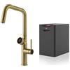 GESSI miscelatore rubinetto da cucina 60721 727 Brass Brushed VITA Collection con unità CALDO 60806 - 60721-727+60806