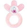 MAM Cooler Dentaruolo, Massaggia gengive neonati 4+ mesi rinfrescante e lenitivo, Con 5 diverse sagomature per sollievo nella dentizione, Accessori neonato con forma curva facile da afferrare, Rosa