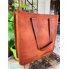 Fatto a mano Borsa da donna 14" in vera pelle di capra affidabile shopping fatta a mano