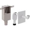 GEBERIT 151,120.11,1 Sifone a muro per lavabo, con raccordo, colore: bianco alpino