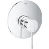GROHE Essence Miscelatore Monocomando per Doccia, qualità made in germany, cromatura Starlight, Cromo 19286001