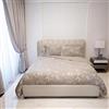 Bassetti Completo Copripiumino Matrimoniale MAGNOLIA 41 beige con sotto angolare