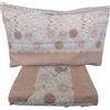 fashion home Pagano Completo Lenzuola Matrimoniale in Flanella Felpate a Pelo Rasato antipilling Morbido Caldo Cotone Beige