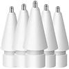 Wilbeva 5 Punte di Ricambio per Apple Pencil 1st e 2nd, Punta di Ricambio ad Alta Sensibilità e Penna di Controllo Preciso/Tips Ricambio Accessori per iPad Pencil
