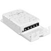 YuanLey Outdoor Poe Extender 1 a 4, 802.3af/at/BT 90W in, 60W out, Mini 5 Porte Ripetitore Poe IP66 Impermeabile, Vlan, Estensione Fino a 250m, Switch Poe Passthrough Non Gestito, Montaggio a Parete