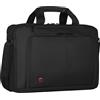 WENGER Borsa Porta PC Source a Tracolla, Notebook 16", Tasca per Tablet fino a 10'', Cartella, Scomparti, 8 l, Uomo Donna, Ufficio, Viaggi di lavoro, Università, Nero, 601066