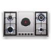 Klarstein MultiChef 5 - Piano Cottura Elettrico E A Gas, 4 Zone A Gas & 1 Elettrica, 10.100W, Acciaio Inox, Accensione Automatica, Spegnimento Sicuro, Gpl/Gas Naturale, Piano Cottura, 87X8X50 Cm