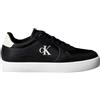 Calvin Klein Jeans Classic Cupsole MG Nylon Mix YM0YM01304 Low Top, Nero (CK Black/White Jade/Wild Lime), Taglia 40, Nero CK Nero Bianca Giada Wild Lime, 42 1/3 EU