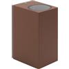 Applique Rettangolare Bidirezionale IP65 - GU10 Corten