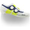 FIZIK Scarpe per bici da corsa FIZIK VEGA CARBON WHITE YELLOW FLUO