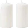 Cadzyre Candele Candela cilindrica bianca, perfetta per matrimoni e celebrazioni, 6 cm x 15 cm, candela a colonna bianca, inodore, candela di emergenza grande 6 pezzi (6ps-6cmX15cm) (2, 6cmX15cm)