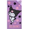 Hello Kitty Asciugamano Bambina Ragazza Donna Teli Mare Assorbente Asciugatura Rapida Kawaii Asciugamani da Bagno 140x70cm Anime Accessori Viaggio (Viola, 70x140cm)