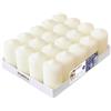 Horeca Candles - Candele a Colonna Avorio - Ø 4 x 7 cm - Set da 20 Candele Decorative - Lunga Durata 12 Ore - Cero Inodore - Cera di Paraffina