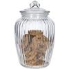 KitchenCraft Home Made Contenitore di Vetro con Coperchio, Biscottiera , Barattolo 2,2 Litri - Trasparente
