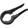 Fackelmann 669250 Bocal, ouvre-bocaux et bouteilles universel, Plastique Apribottiglie e Bottiglie Universale 18,5x9x2,3cm in PP/Gomma, Nero, 18.5 x 9 x 2.3 cm