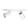 Philips LED Faretto Kosipo, Due Punti Luce, GU10, 5.5W, Bianco