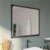 DEGHI Specchio led 90x80 cm nero opaco con accensione touch - Yorli