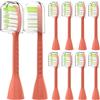 Earouth Compatibile con Philips One Series Sonicare lo spazzolino elettrico Testine di ricambio per Philips One HY1100 HY1200 BD100/AZ Series, Confezione da 10 (Miami Coral, M)