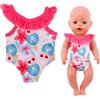 LQIOACU 1 Pezzi Costume da bagno per bambole per bambina, Vestiti bar bie e accessori, Per Bambola 35-43 Cm Vestiti Bambole Reborn