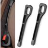 RHQFDM 2 pezzi di riempimento universale per seggiolino auto, 2025 aggiornato per seggiolino auto, strisce portaoggetti per auto, accessori interni (nero)