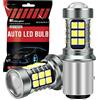 KaiDengZhe 1157 BAY15D P21/5W LED Lampadine dei Freni, KaiDengZhe 12V-24V Lampadine a LED per Auto Sostituisci per la Luce del Freno dell'auto Retromarcia Fanale Posteriore Arresto Marcia Diurna-2 PZ Bianco
