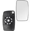 tivekeo Vetro a Specchio sostituzione per Citroen Jumpy/F-iat Scudo/Peugeot Expert 2007-2016, Riscaldato Specchio Esterno Regolabile, Lente di Retromarcia, Adatto per vetro singolo (Destra)