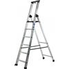 S.T.P. Issima A07IS225, 6 gradini, 1.97 m - Scalandrino in alluminio con cavalletto - Altezza stimata operativa 3.35 m