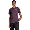 G-STAR Slim Base T-shirt, Maglietta a Manica Corta Uomo, Viola (Lt Maze D19070-C723-8880), S