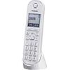 Panasonic Telefono IP DECT KX-TGQ200GW (cordless, compatibile con Cat-iQ 2.0, modalità vivavoce, blocco chiamante, Eco-Plus, telefono digitale) Bianco