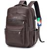SPAHER Zaino Pelle da Viaggio Aereo Bagaglio a Mano 40x30x20 Wizzair Zaino Porta PC 15,6 Pollici Zaino Scuola Università Lavoro Ufficio Impermeabile Travel Backpack Cabin Bag