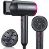 Sawop Phon Capelli Professionale Diffusore per Asciugacapelli Ionico per Capelli Ricci, Asciugacapelli da 1800W con Ugello, Asciugacapelli da Salone con Pulsante Caldo/Freddo per Donna/Uomo