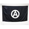 AZ FLAG Bandiera Anarchia 150x90 cm Stendardo Anarchica Raso Asola | Uso interno ed esterno bandiera decorativa doppie cuciture e bordi rinforzati con guaina per asta