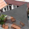 Sunnylaxx 4x4x4m Grafite Tenda a Vela Triangolare, Impermeabile Vele Parasole Protezione UV 95% per Esterno, Giardino e Terrazza, Piscina