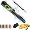 BJR Pinpointer IP68 Impermeabile 10 Metri Subacquea con 2 Batterie Portatili Arancione Metal Detector Oro Argento Monete Strumenti per Bambini Piccoli Adulti Nero