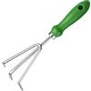 LIVELYPET Rastrello da giardino con manico ergonomico, forchetta da giardino a mano, ideale per giardinaggio, coltivazione, allentamento del terreno, distribuzione di mulc