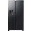 Samsung RS80F64KEFEF - Frigorifero side-by-side con congelatore, frigorifero AI con congelatore, 178,4 cm, 634 l, erogatore di ghiaccio/acqua con attacco per acqua fissa, AI Voice Control & Energy