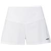 HEAD Dynamic Shorts da Donna Pantaloncini da Tennis, Bianco, M
