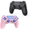 DYONDER 2 controller wireless PS4 per PS4/Pro/Slim e PC, batteria da 1000 mAh, sensore di movimento a 6 assi, jack audio (nero e rosa)