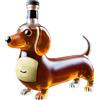 Generico Bottiglia Di Whisky Cane Bassotto, Divertente Bottiglia Di Whisky A Forme Di Bassotto, Bassotti Decanter Decorazione, Decanter Per Vino Rosso Unico Per Gli Amanti Del Whiskey