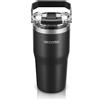 Arendo Borraccia Termica 600ml, Bottiglia Termica 600 ml in acciaio inox doppia parete, Senza BPA, Bottiglia termica isolata, 12 ore fredde, 6 ore Calde, Bottiglia thermos a prova di perdite