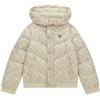 GUESS Giacca a Vento per Bambine e Ragazze Bege 10 Anni (140cm)