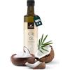 FOODIN MCT Oil C8, 500 ml di olio di cocco, ideale per la dieta chetogenica, chetoni di olio MCT da bere, 3 volte più chetoni (100% C8), olio di cocco liquido e non aromatizzato (1x500 ml)