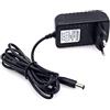 JZK 6V 2A Caricatore con cavo di ricarica, 5.5 mm x 2.5 mm connettore DC compatibile con 5.5 mm x 2.1 mm, adattatore AC, alimentatore di rete 12 W