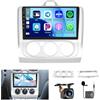 Hikity [8 Core 4G+64G] Hikity Car Radio per Ford Focus Mk2 Mk3 Exi MT 2 3 2004-2011 Wireless Carplay Android Auto Android 15 Autoradio 9 Pollici Stereo Auto con GPS 32EQ WIFI Bluetooth Telecamera Posteriore