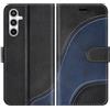 BoxTii Cover per Samsung Galaxy A35 5G, Custodia in PU Pelle Portafoglio, Magnetica Flip Cover a Libro con Slot per Schede per Galaxy A35 5G, Nero