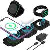 Electight [Fibra di Carbonio] Caricatore wireless, Electight Caricabatterie Magnetico Pieghevole Rapido Senza Fili, Smartphone con Supporto per Ricarica Wireless