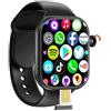 JINSHANGZI VP29 Smart Watch Series 10 Android With Camera 4G/5G GPS WIFI Compass 2.26 inch Amoled Screen 64GB Storage Sport Smartwatch S10 (black,4GB 64GB)