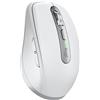 Logitech MX Anywhere 3S for Business - Mouse senza fili per professionisti, Windows/Mac/Chrome/Linux, Bluetooth, clic silenzioso, sicurezza Logi Bolt, compatto, 8K DPI, scorrimento MagSpeed-Pale Grey