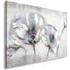 Feeby Quadro Su Tela Fiori Shabby Chic 40x30 cm 1 pezzo Stampa Murale Fotografia Decorazione da parete Immagini Moderni per Soggiorno Camera da Letto Ufficio Cucina Vintage Papaveri Bianco Rosa