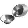 BESTonZON 25 Pz Stampo Mini Tartellette Lisce Putto Tazze Mini per Crostate all' Pirottini Stampini Pasteis De Nata Modelli Mentali Dolce Aspro Torta all' Macchina per Torte